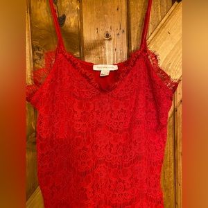 Red lace. XL Camisole.